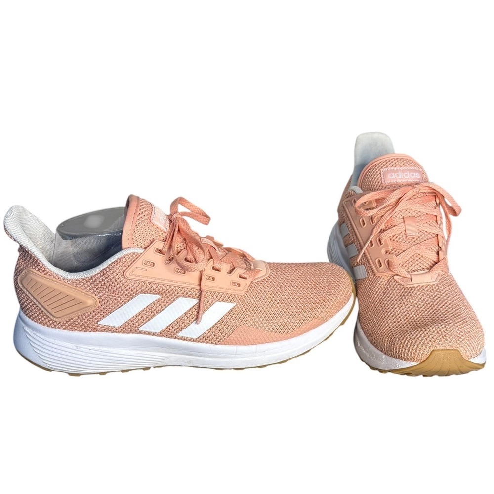Adidas‎ Peach Duramo 9 Running Shoes Mesh Cloudfoam Women's Size 10